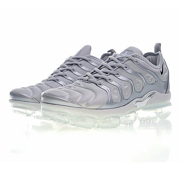 NIKE AIR VAPORMAX PLUS Men's Running Shoes, Outdoor Sneakers Shoes, Light Grey, Wear-resistant Non-slip Breathable 924453 005