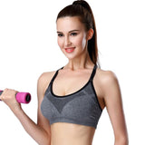 1PC Women Sport Bra Running Gym Yoga Fitness Padded Tank Tops Stretch Workout #28