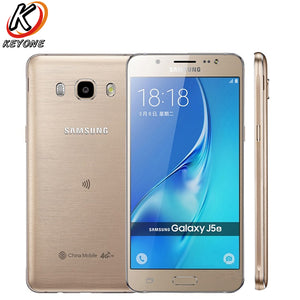 New Original Samsung 2016 GALAXY J5 J5108  Mobile Phone 5.2" 2GB RAM 16GB ROM Snapdragon 410 QuadCore Android Dual SIM CellPhone