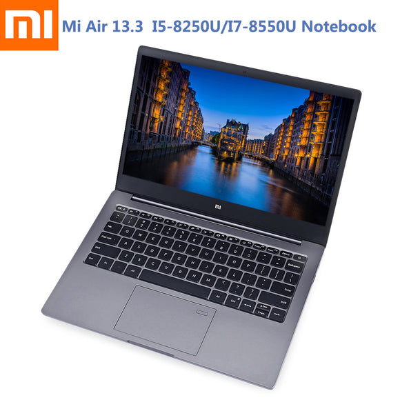 Xiaomi Mi Notebook Air 13.3 Ultra Thin Windows 10 Intel Core I5-8250U/I7-8550U Quad Core 8GB+256GB Fingerprint Dual WiFi Laptop