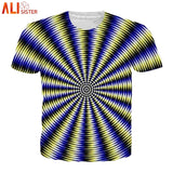 Alisister Vortex 3d T Shirt Men Women Whirlpool Print Funny Summer Top Hip Hop Streetwear Camisetas Hombre Tee Shirt Homme