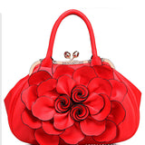 Flying birds designer women handbag 3D flower high quality leather tote bag female large shoulder bag messenger bags LM3515fb