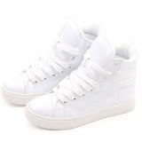 HEE GRAND New Arrival Lighted Candy Color High-top Shoes Men Fashion Unisex Shoes Flat Platform Shoes Couple Shoes XWB001