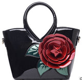 FLYING BIRDS! women handbag elegant women leather handbags retro shoulder bags bolsas famous brands flower women's bag LM3027fb