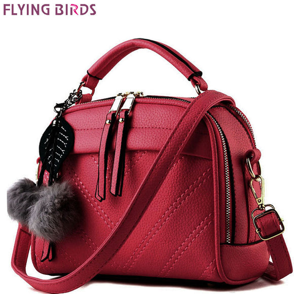FLYING BIRDS! 2017 women leather handbag of brands women messenger bags cross body ladies shoulder shoulder bag bolsos LM3918fb