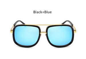 TSHING Men Fashion Square Sunglasses Women Superstar Brand Designer Trendy Celebrity Mirrored Sun Glasses Male Female Eyewear