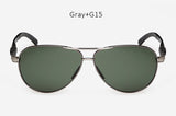 TSHING Mens Classic Big Aviation Polarized Sunglasses Men Fashion Brand Designer Oversized Driving Sun Glasses For Male Eyewear