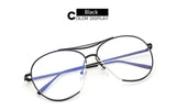 TSHING Women Fashion Glasses Frame Brand Designer Twin Beam Metal Eyeglasses Men Vogue For Myopia Optical Glasses