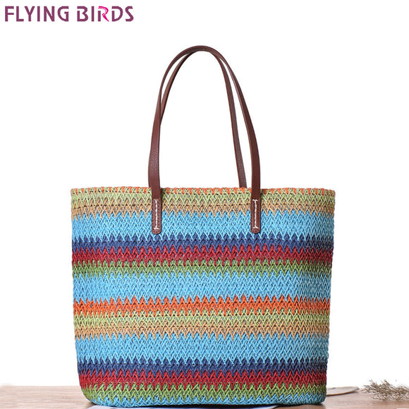 FLYING BIRDS women travel bags beach bag women handbags straw bag summer style handbags bolsas women's bags brands a1229fb