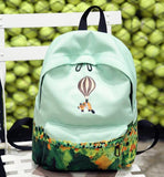 FLYING BIRDS School Bags For Teenagers Girls Printing Backpacks canvas Cute Landscape computer backpack Bookbag Travel bag