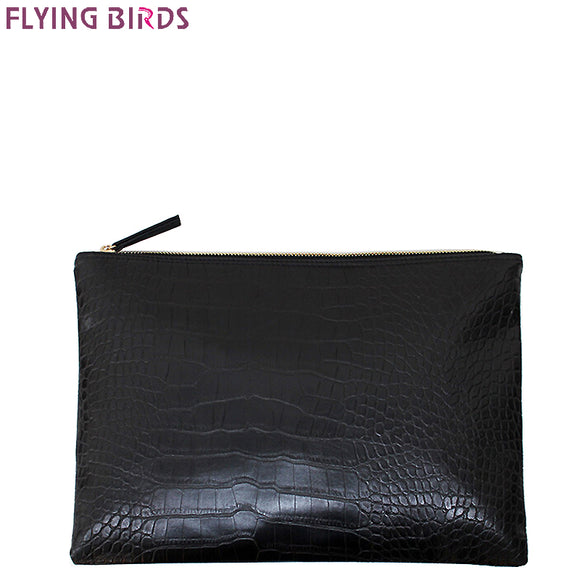 FLYING BIRDS women clutch brands fashion purse leather bags elegant women envelope bag party bags high quality handbag LM4131fb