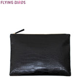 FLYING BIRDS women clutch brands fashion purse leather bags elegant women envelope bag party bags high quality handbag LM4131fb