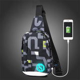 Fashion Oxford Noctilucent Backpacks for Men Shoulder Bags Crossbody Mochila Masculina Men's Bag Bagpack