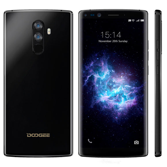 DOOGEE Mix 2 Android 7.1 Smartphone 4060mAh 5.99'' FHD Helio P25 Octa Core 6GB RAM 64GB ROM 4G Cellphone 4 Cameras 2160 x 1080px