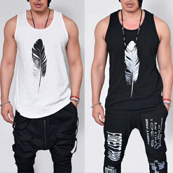 Gym Men Muscle Sleeveless Tee Shirt Tank Top Bodybuilding Sport Fitness Vest