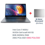 Xiaomi Mi Laptop Air Pro 15.6 Inch Notebook Intel Core i7-8550U CPU NVIDIA 16GB 256GB SSD GDDR5 Fingerprint Windows 10