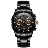 Full Steel Waterproof Chronograph Sports Watches