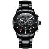 Full Steel Waterproof Chronograph Sports Watches