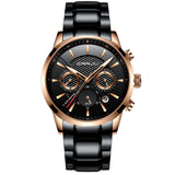 Full Steel Waterproof Chronograph Sports Watches