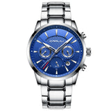 Full Steel Waterproof Chronograph Sports Watches