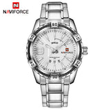 New Fashion Luxury Brand NAVIFORCE Men Gold Watches Men's Waterproof Stainless Steel Quartz Watch Male Clock Relogio Masculino