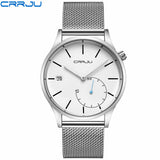 CRRJU Unique Design Men Women Unisex Brand Wristwatches Sports Leather Quartz Creative Casual Fashion Watches