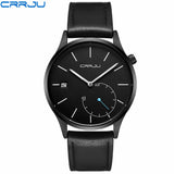 CRRJU Unique Design Men Women Unisex Brand Wristwatches Sports Leather Quartz Creative Casual Fashion Watches