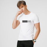 New Mens T Shirts Fashion 2018 Summer Top Printed Slim Fit Short Sleeve T-Shirts Cotton Casual Workout Clothes For Men M-5XL