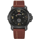 New Fashion Mens Watches Naviforce Militray Sport Quartz Men Watch Leather Waterproof Male Wristwatches