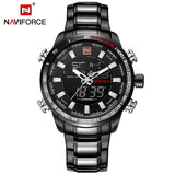 Top Brand Luxury Men's Watch Waterproof Digital LED Male Sports Watches Men Quartz Casual Wrist Watch Gold