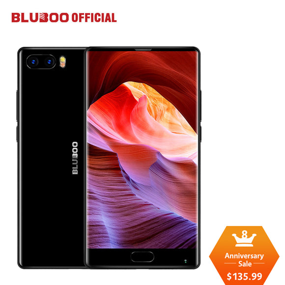 BLUBOO S1 4G Mobile Phone 5.5inch Android 7.0 MTK6757 Octa Core 4GB+64GB Smartphone Dual Back Camera OTG Fingerprint Cellphone