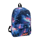 Multicolor ladies canvas backpack girl student backpack