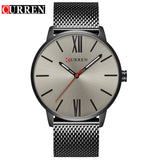 CURREN Mens Watches Top Brand Luxury Gold Quartz Watch Men Fashion Waterproof Stainless Steel Sport Clock Male Wristwatch