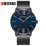 CURREN Mens Watches Top Brand Luxury Gold Quartz Watch Men Fashion Waterproof Stainless Steel Sport Clock Male Wristwatch