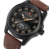 NAVIFORCE Luxury Brand Men Army Military Watches Men's Quartz Date Clock mLeather Waterproof Sports Watch