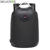 15.6 Inch Laptop Anti-theft Men Backpack With USB Charging Headphone Interface Port Lock Business Waterproof For Work Women