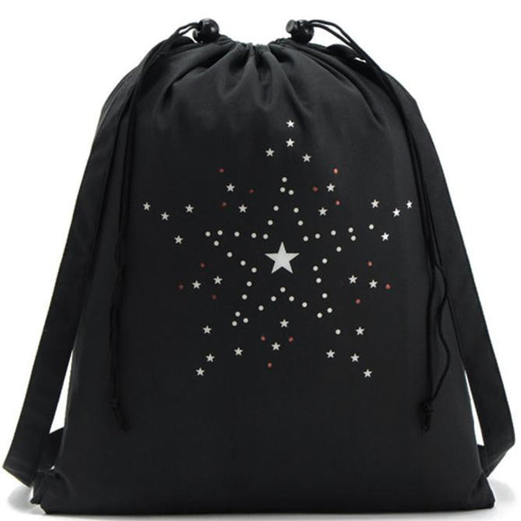 Drawstring Sports Shoe Dance Bag Schoolbag Storage Backpack