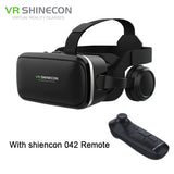 Shinecon 6.0 Virtual Reality BOX Smartphone 3D Glasses VR Headset Stereo Helmet VR Headset with Remote Control for IOS Android