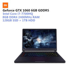 Xiaomi Mi Gaming Laptop 15.6'' WIN10 Intel Core I7-7700HQ Quad Core 16GB RAM 256GB SSD + 1TB HDD GTX1060 Dedicated Graphics Card