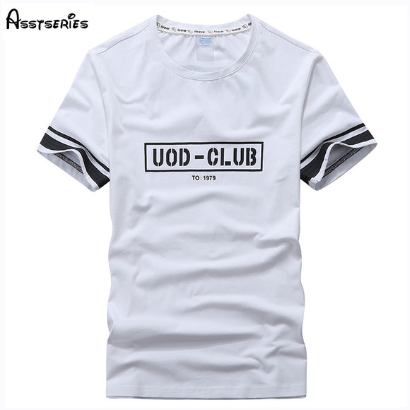 Free Shipping 2018 New Brand T-shirt Men's Summer Cotton Casual Clothes Tops Letter Printed Short Sleeved T-shirt D48