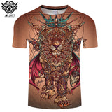 Lion Pngposter Byjml2 Art 3D Print T shirt Men Women Summer Anime ShortSleeve Top&Tee Cool Tshirt Boy Streatwear Coffee DropShip