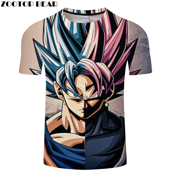 Goku 3D t shirt Men tshirt Summer T-Shirt Casual Tees Dragon Ball Short Sleeve Tops Women Camiseta Printed Drop Ship ZOOTOP BEAR