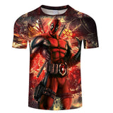 Deadpool 3D Print t shirt Men Women tshirt Summer Casual Short Sleeve O-neck Tops&Tee Streetwear Comic Drop Ship ZOOTOP BEAR