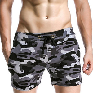 Fashion Casual Shorts Men Militray Camo Low Waist Bermuda Jogger Bodybuilding Crossfit Sweatpants Slim Fitness Male Shorts